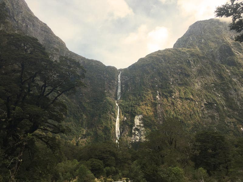 Sutherland Falls on the Milford Track