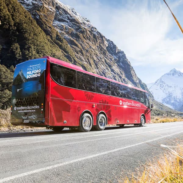 Desde Queenstown: excursión de un día a Milford Sound en autocar Premium
