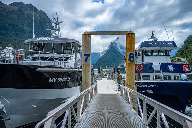 Embarquement sur le bateau